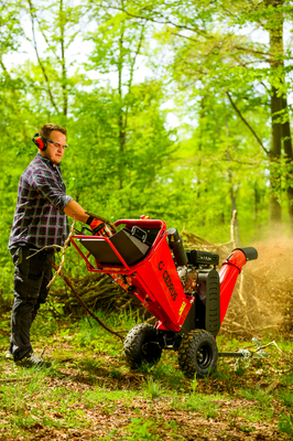 Cedrus RB02 PRO Rozdrabniacz Spalinowy Rębak do Gałęzi 12 cm Loncin 7 KM