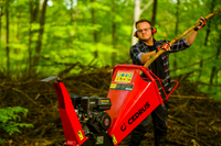 Cedrus RB02 rozdrabniacz spalinowy rębak do gałęzi 10 cm Loncin 6,5 KM