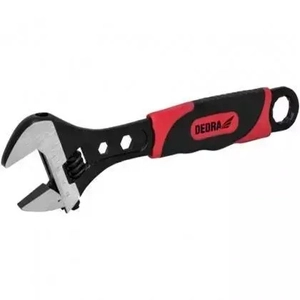Dedra 12B125 Klucz nastawny francuski szwedzki 250mm 0-28mm CrV gumowany uchwyt