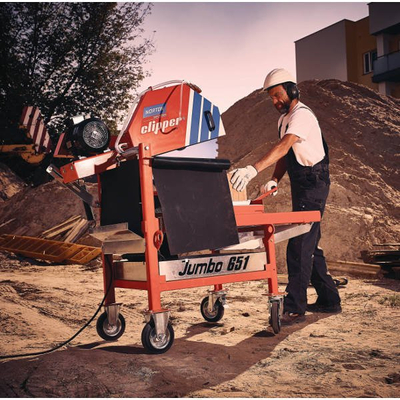 NORTON CLIPPER JUMBO 651 1.30.3 masonry table saw masonry table saw for masonry blocks stone Ø 650mm 2.2KW 230V - OFFICIAL DISTRIBUTOR - AUTHORIZED DEALER NORTON CLIPPER