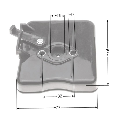 NAC WLBC;SPS;BC air filter housing with filter kpl market mowers NZ179