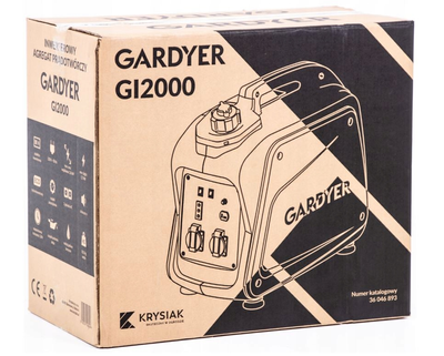 GARDYER GI2000 2kW INVERTER GENERATOR - OFFICIAL DISTRIBUTOR - AUTHORIZED GARDYER DEALER
