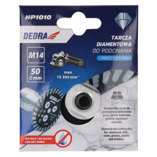 Diamond undercutting disc 50mm/M14