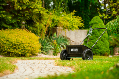 CEDRUS SP31516 SIEWNIK ROZSIEWACZ OGRODOWY DO NASION NAWOZÓW NAWOZU SOLI PIASKU 27kg  / 60cm