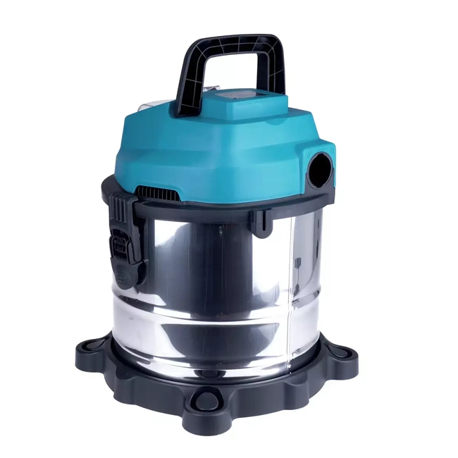 BRUSHLESS CORDLESS VACUUM CLEANER DEDRA SAS+ALL DED7175 18V, 16KPA, STAINLESS STEEL TANK 15L, 32MM PIPE DIAMETER, FOR DRY AND WET WORK