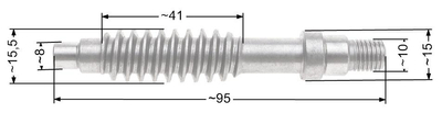 Převodový šnekový hřídel Nac WR8005-750 TIE75-W trh elektrické půdní frézy NZ454