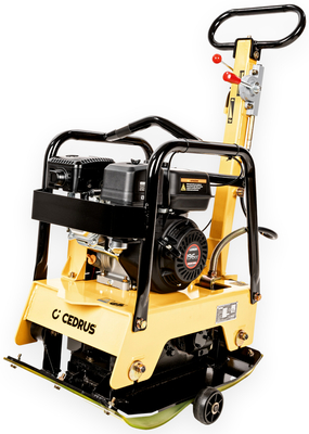CEDRUS ZG06 SOIL COMPACTOR REVERSIBLE PLATE COMPACTOR FRONT/REAR 122 KG /6.5KM + TRANSPORT WHEELS + MAT ZG 06 - AUTHORIZED CEDRUS DEALER