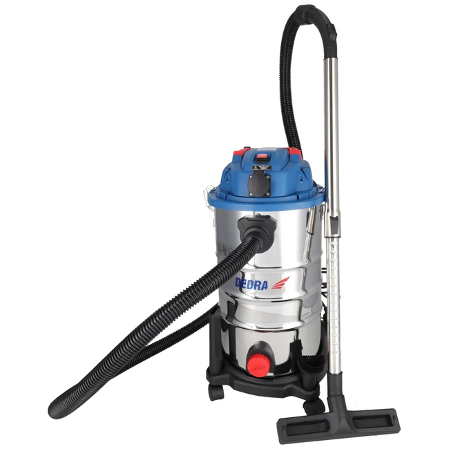 Workshop vacuum cleaner with shaker 1600W 30L telescopic tube