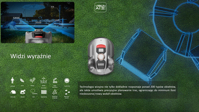 Sunseeker X7 Plus Elite RTK Robot Koszący Kosiarka Automatyczna 6000 m2 Bezprzewodowy