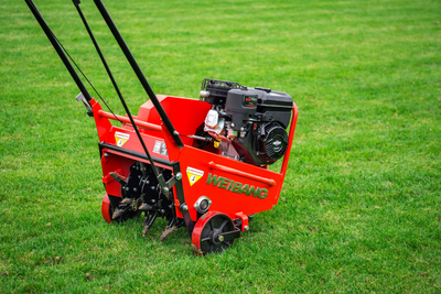 WEIBANG WB517AB SPRINKLING RUBBLE 5 hp B&S Briggs & Stratton 750Series WB517 lawn aerator EWIMAX - OFFICIAL DISTRIBUTOR - AUTHORIZED WEIBANG DEALER