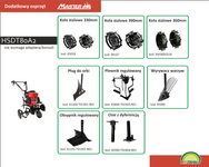 MASTERCUT HSDT80A2 GLEBOGRYZARKA SPALINOWA KULTYWATOR 2 BIEGI / 7 KM / 35cm do 80cm
