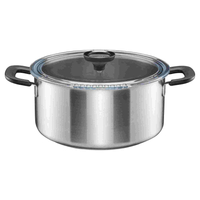 Fiskars Functional Form 1072317 garnek 5 l ze stali nierdzewnej z pokrywką