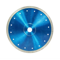 DEDRA H1070 110/22.2 mm Continuous-Edge Diamond Blade for Glazed Tiles, Porcelain Tiles, and Marble