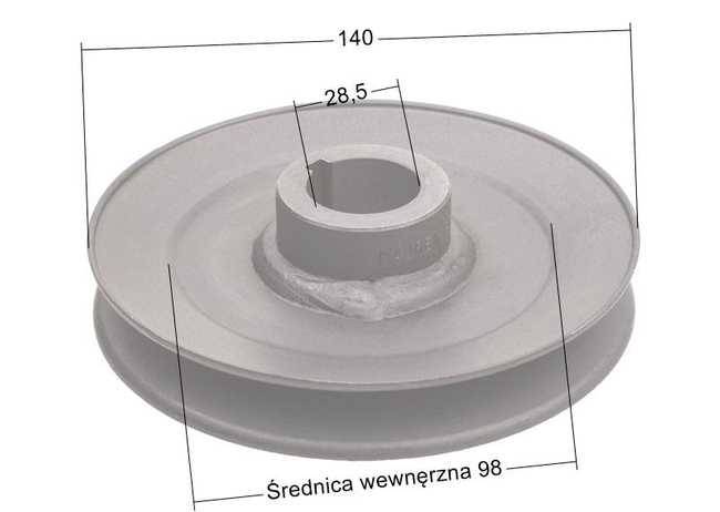 Kladka spojky Ferris IS700 ORIGINÁLNÍ DÍL 5103558