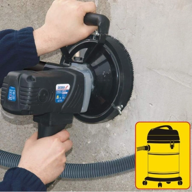 DEDRA DED7747 PÍSEK NA BETON 1,5 KW + diamantový kotouč S-segment 125mm EWIMAX - OFICIÁLNÍ DISTRIBUTOR - AUTORIZOVANÝ PRODEJCE DEDRA