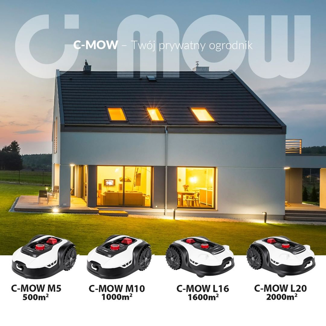 CEDRUS M5 AUTOMATIC MOW MOWING ROBOT 500m2 - OFICIÁLNÍ DISTRIBUTOR - AUTORIZOVANÝ PRODEJCE CEDRUS