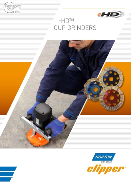 NORTON CLIPPER CG180 CONCRETE FLOOR SANDER 180mm 2.5kW - OFFICIAL DISTRIBUTOR - AUTHORIZED DEALER NORTON CLIPPER