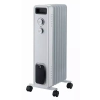 DESCON DA-J1501 Grzejnik olejowy 1500W 7 żeber, kaloryfer piecyk z termostatem