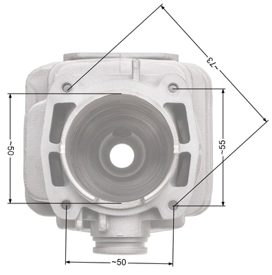 Cylinder Stihl TS410 TS420 /50mm/ kpl. METEOR CC2432
