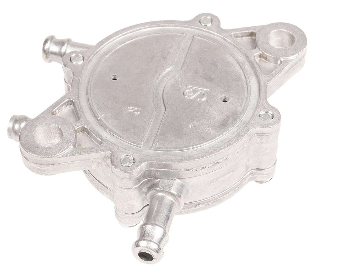 Pompa paliwa Rato RV450 R60i 16300-Z130121-00M0 - widok od spodu z oznaczeniami króćców