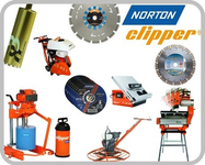 NORTON CLIPPER CS401 P9 SPRINKLING HAND CUTTING BLADES saw for asphalt concrete Ø 400mm 9HP - OFFICIAL DISTRIBUTOR - AUTHORIZED DEALER NORTON CLIPPER