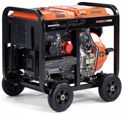 DAEWOO DDAE 9000DXE-3 DIESELOVÝ GENERÁTOR 1x16A 380V 1x32A 230V AVR 16 HP - OFICIÁLNÍ DISTRIBUTOR - AUTORIZOVANÝ PRODEJCE DAEWOO