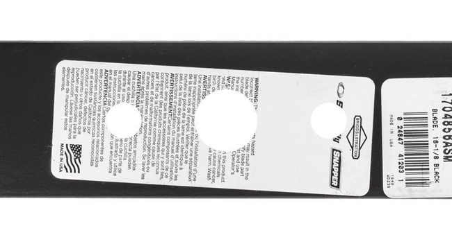 Nóż kosiarki Simplicity deck 38 cali różne modele CZĘŚĆ ORYGINALNA