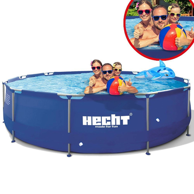 HECHT 3476 FAMILY GROUND BASIN 4383 l 300 x 76 CM BLUESEA- EWIMAX OFICIÁLNÍ DISTRIBUTOR - AUTORIZOVANÝ PRODEJCE HECHT
