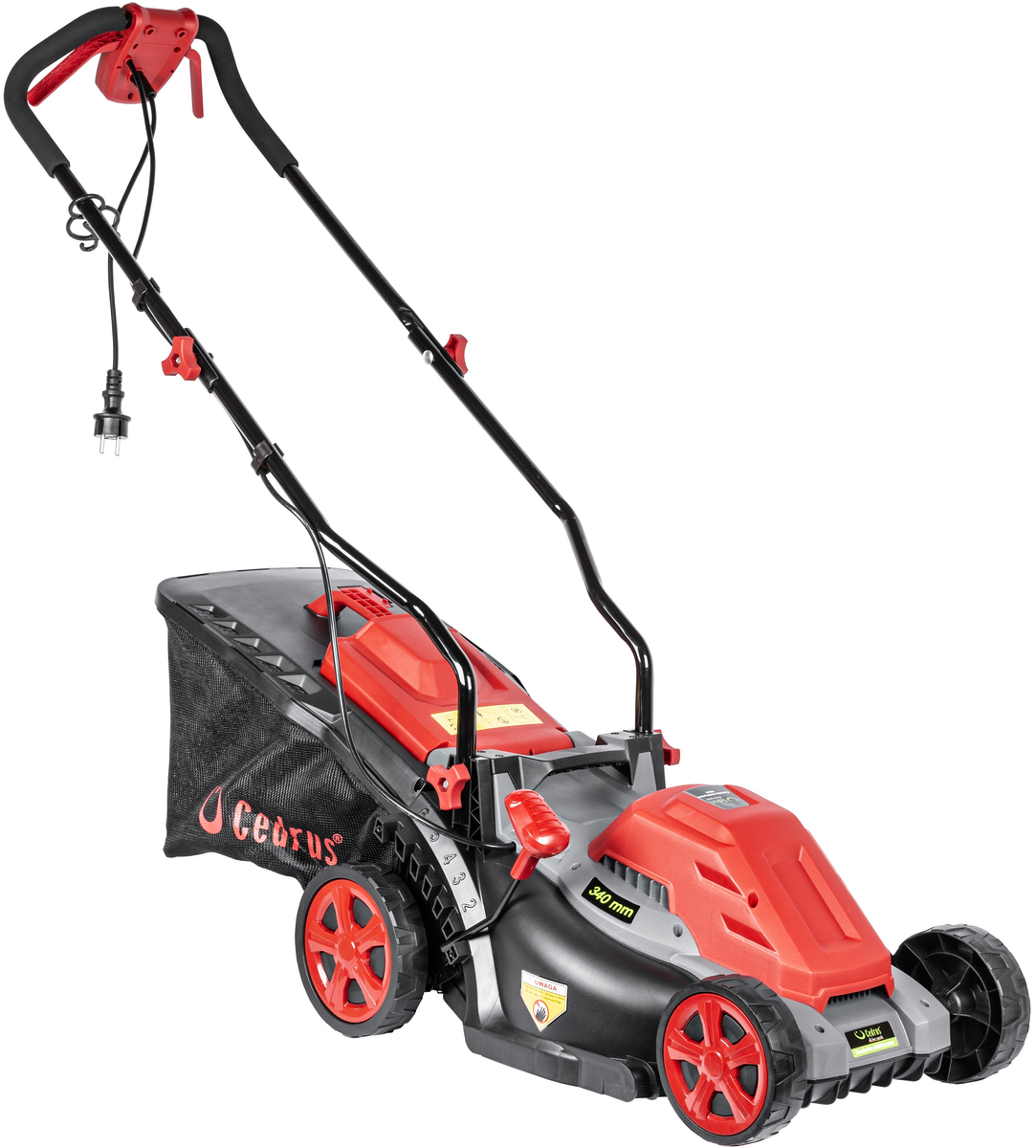 CEDRUS KE34 KOSIARKA ELEKTRYCZNA DO TRAWY 1400W / 34cm - EWIMAX - OFICJALNY DYSTRYBUTOR - AUTORYZOWANY DEALER CEDRUS