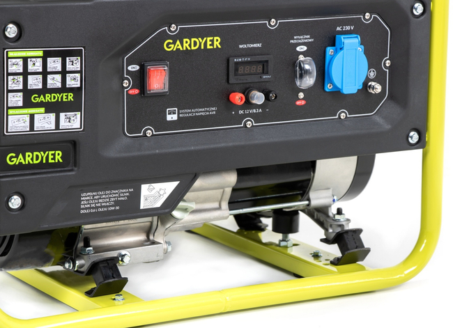 GARDYER G3100 3kW jednofázový generátor - oficiální distributor - autorizovaný prodejce GARDYER