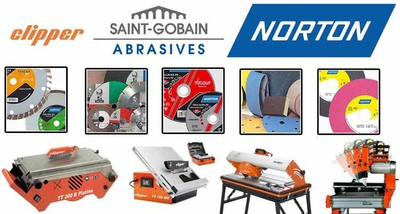 NORTON CLIPPER JUMBO 900 MURKETING SAW CUTTING BRASS TO SHORTAGE STONE BLOCKS Ø 900mm - OFFICIAL DISTRIBUTOR - AUTHORIZED DEALER NORTON CLIPPER