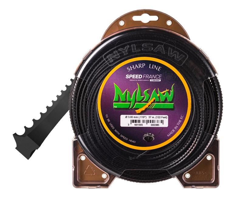 Żyłka tnąca 3.0/37m Nylsaw czarna NS004697