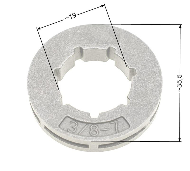 Kółko pływające Nac 3/8 7z pilarki marketowe NZ481