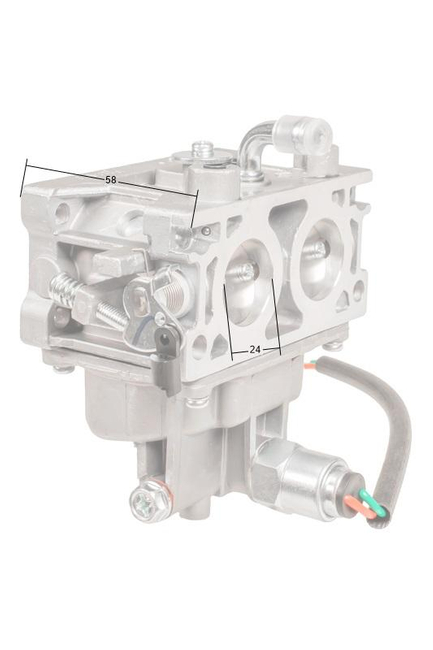 Loncin LC2P76F carburetor ORIGINAL PART 170022143-0002