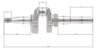 B&S Series 600 Quantum crankshaft ORIGINAL PART