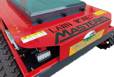 MASTERCUT JFRC90S BIJAK MOWING ROBOT REMOTE CONTROLLED HYBRYDIC MOWER SPRINKLING TREATMENT PLATFORM WITH PILOT DRIVE PHOTOVOLTAIKA 90cm