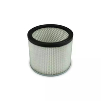 HEPA filter with metal braid, for fireplace vacuum cleaner