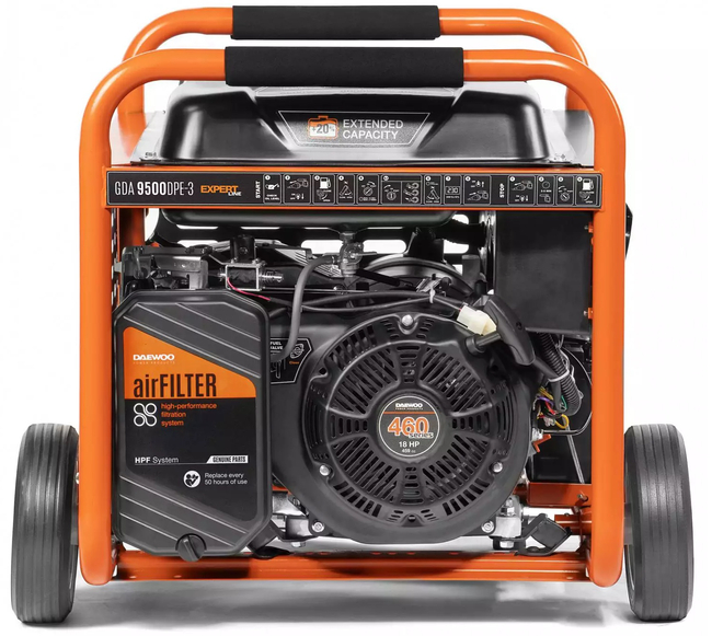 DAEWOO GDA 9500DPE-3 DUAL POWER GENERATOR DAEWOO GDA 9500DPE-3 DUAL POWER STARTER , 1x32A, 1x16A 380V AVR 8kW - DAEWOO OFFICIAL DISTRIBUTOR