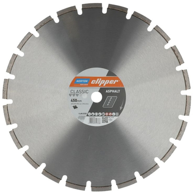 NORTON CLIPPER NORTON CLASSIC ASPHALT LASER DIAMANT TARGET 450 mm X 25,4 mm PRO ASPHALT PRO NORTON CLIPPER CS451 OFICIÁLNÍ DISTRIBUTOR - AUTORIZOVANÝ PRODEJCE NORTON CLIPPER