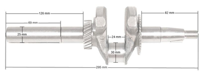 Loncin G200F crankshaft sweeper ZM02 ZM04 EURO V ORIGINAL PART 130290142-0001