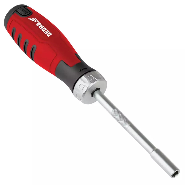Screwdriver with ratchet and bits 12in1, CrV steel