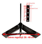 OBSYPNIK REGULOWANY RADŁO DO GLEBOGRYZARKI MASTERCUT HSDT100TS, HSDT80, PTT90