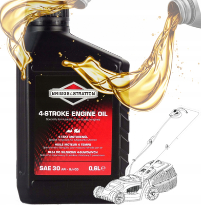 Briggs & Stratton SAE30 0,6L olej silnikowy 4T do kosiarek, traktorków, agregatów