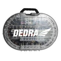 DEDRA 08T700 Zestaw akcesoriów do frezarki wielofunkcyjnej, miniszlifierki 287 szt.