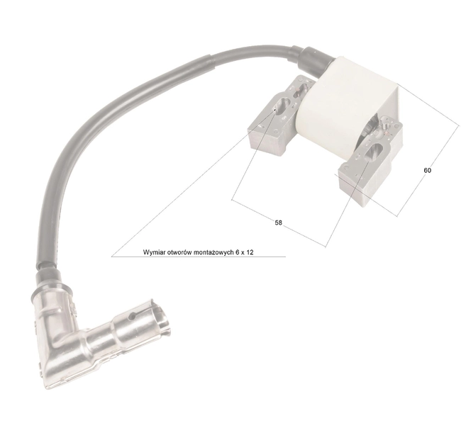 Loncin ignition module coil LC2V90(T230) cylinder 1 left PART ORIGINAL 270920425-0001