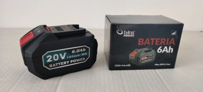 CEDRUS BATERIA AKUMULATOR CEDRUS 6 AH Li-Ion 20V - OFICJALNY DYSTRYBUTOR - AUTORYZOWANY DEALER CEDRUS