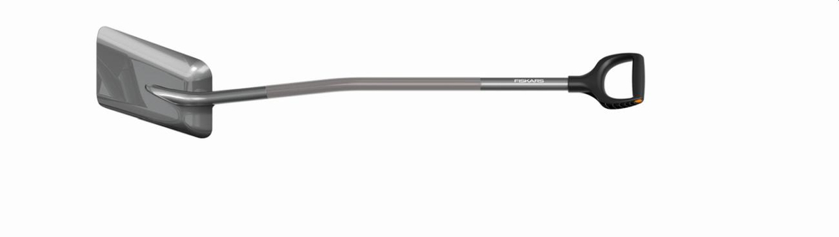 Szufla FISKARS Ergonomic szara 1025376 1070058 – stal borowa do piasku i żwiru