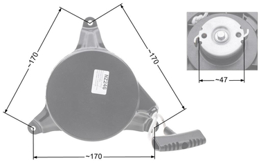 Rozrusznik NAC WR65704A; MTD Torx Thorx kosiarki marketowe NZ246