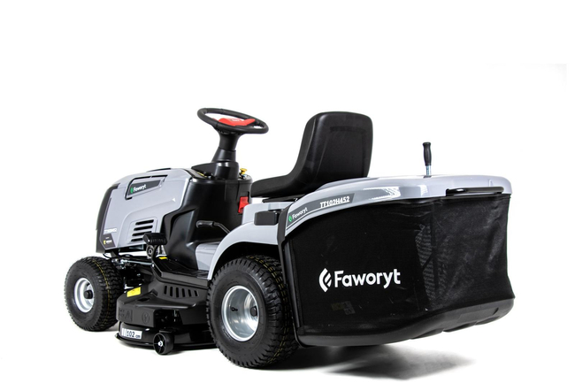 FAWORYT TT102H452 TRAKTOR TRAKTOREK OGRODOWY DO TRAWY Z TYLNYM WYRZUTEM KOSIARKA SAMOJEZDNA SPALINOWA DO TRAWY HYDROSTAT 102cm