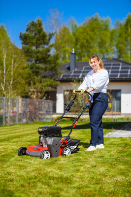 CEDRUS WR02 R BENZÍNOVÝ PROVZDUŠŇOVAČ TRÁVNÍKU 6 KM VÝKYVNÉ NOŽE - EWIMAX - OFICIÁLNÍ DISTRIBUTOR - AUTORIZOVANÝ DEALER CEDRUS